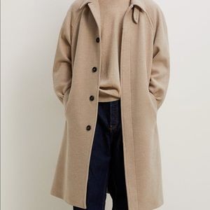 BRAND NEW ZARA Textured WEAVE COAT size M